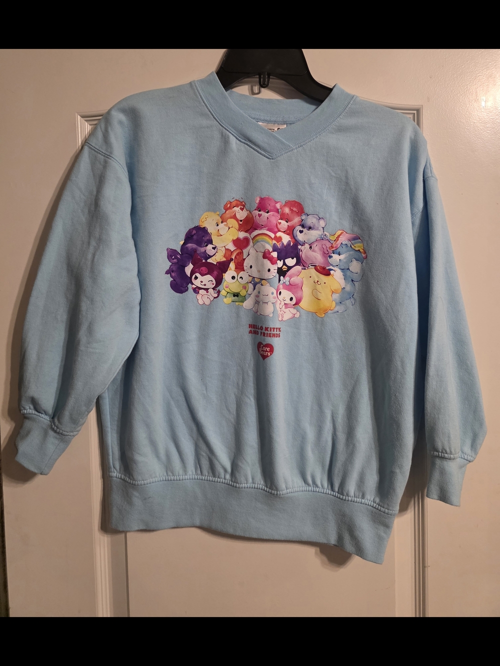 Sanrio Light Blue Hello Kitty & Friends Pullover Sweatshirt